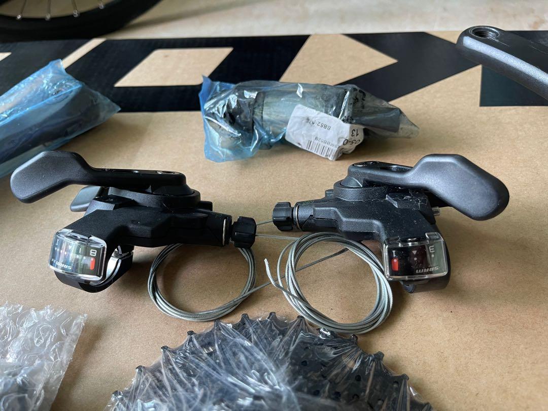 Complete 3x8 MTB Drivetrain Set, Sports Equipment, Bicycles & Parts