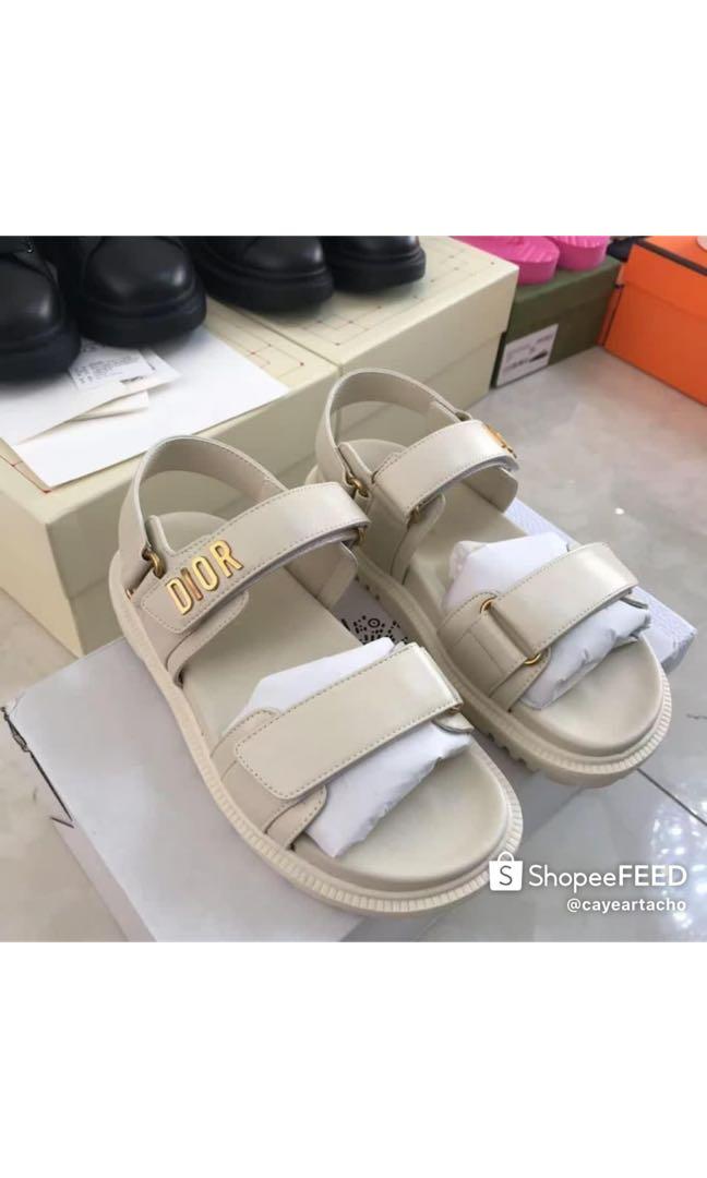 Sandals dior white Luxury Sneakers Footwear on Carousell