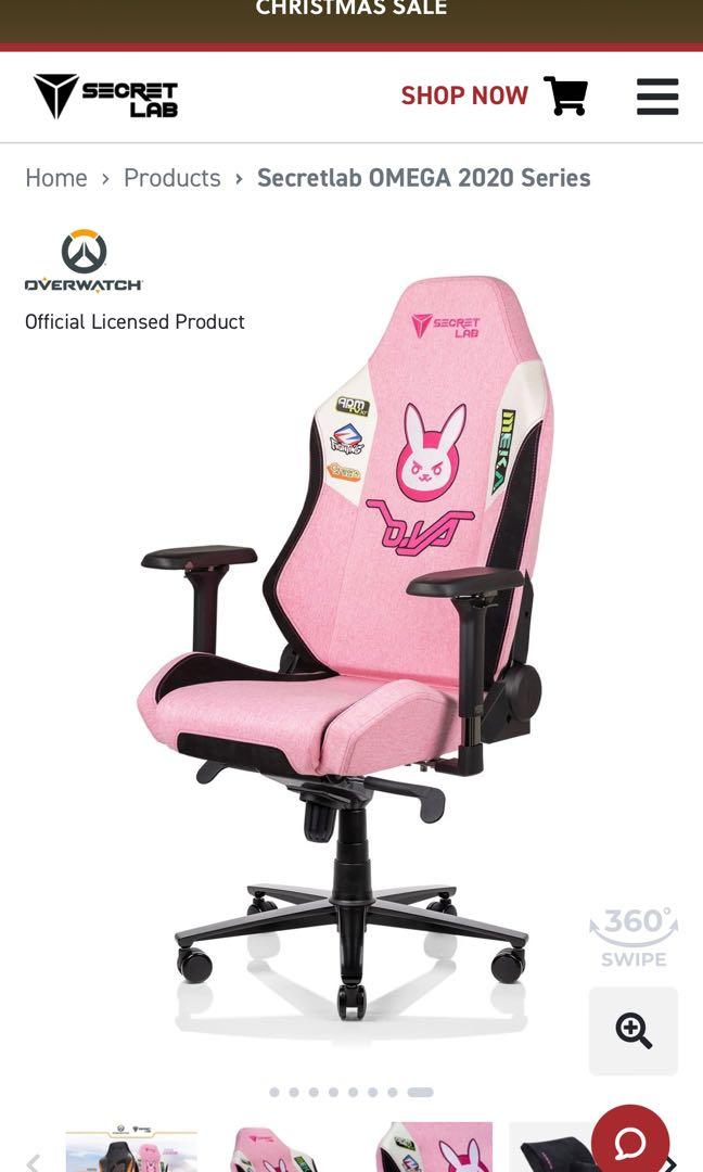 Pink hot sale dva chair