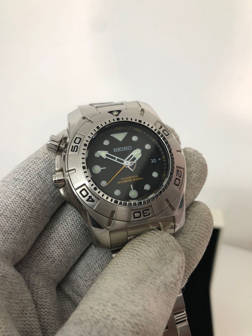 Seiko Kinetic Scuba 200m, Men's Fashion, Watches & Accessories, Watches on  Carousell