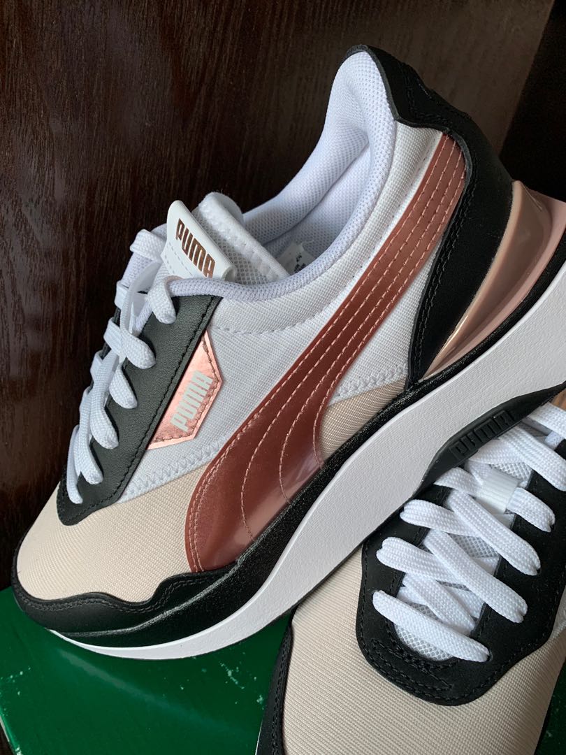 Rose gold puma store shoes