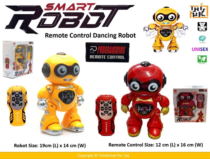 Remote control dancing robot top