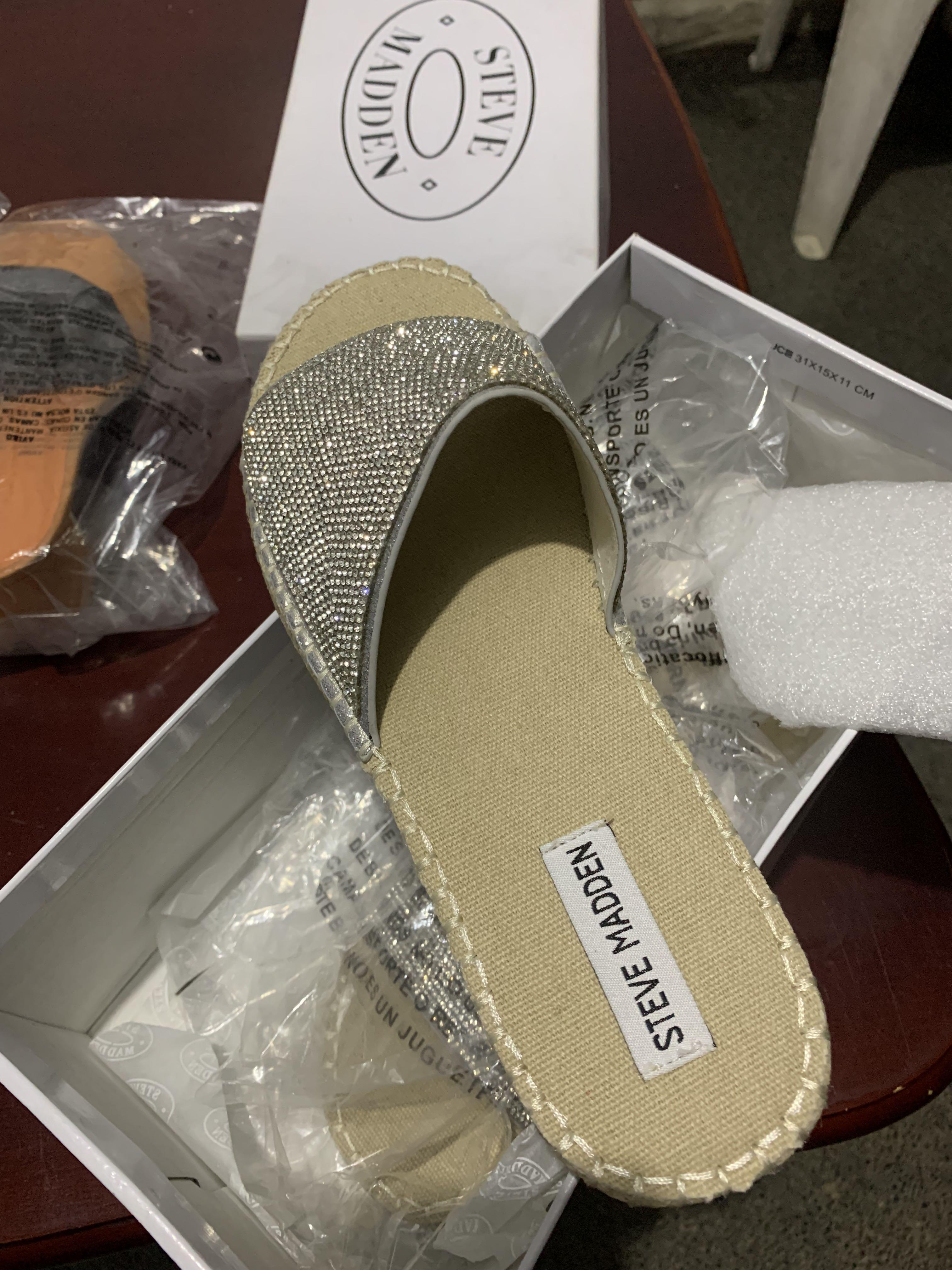 Steve madden sale slides sparkly