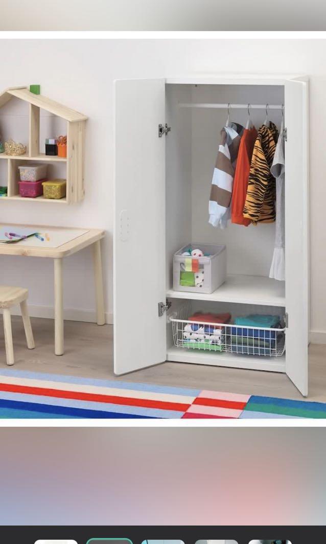 STUVA IKEA Kid/Children Wardrobe, Furniture & Home Living, Furniture