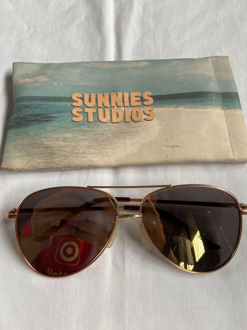 Sunnies Studios Serge Gold Tinted Sunglasses (Category: Sunglasses & Eyewear) located in Bulacan. Submitted by pennyroyal13 (Listing ID 1129710795, Image 2). Description: Used Twice Only Still in very good condition!! .