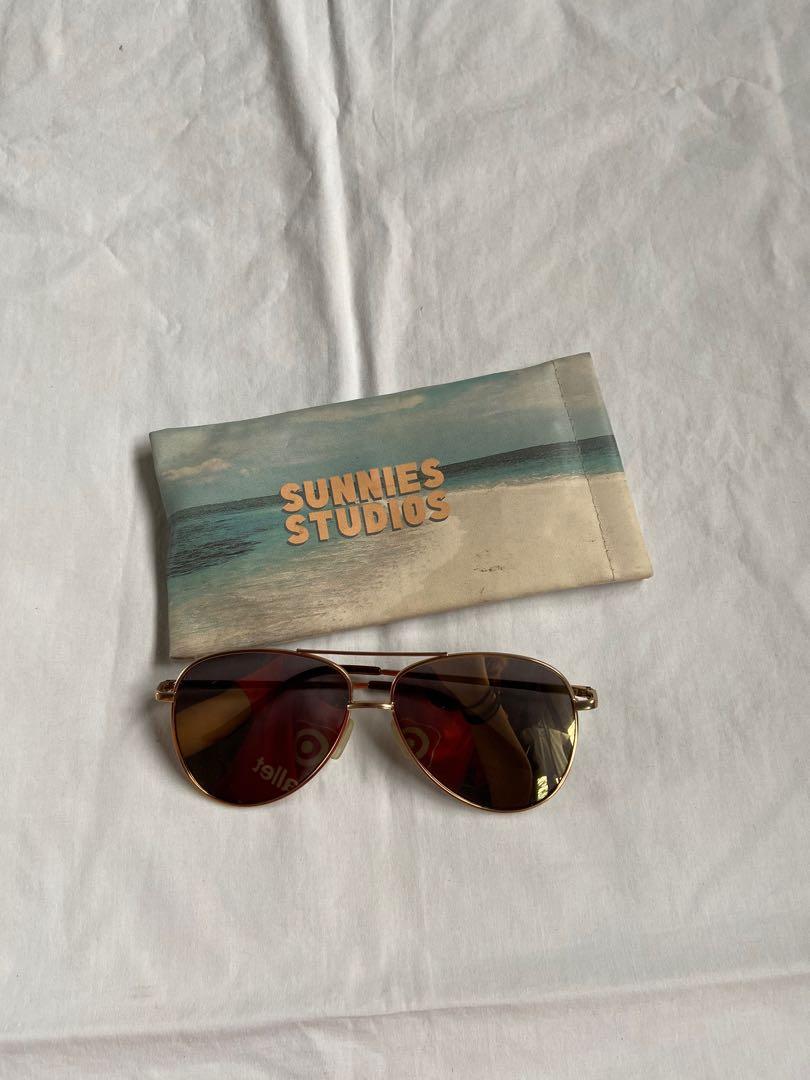 Sunnies Studios Serge Gold Tinted Sunglasses (Category: Sunglasses & Eyewear) located in Bulacan. Submitted by pennyroyal13 (Listing ID 1129710795, Image 1). Description: Used Twice Only Still in very good condition!! .