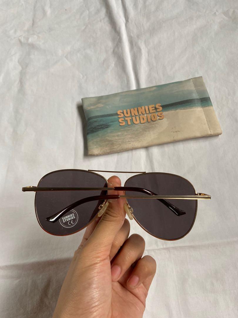 Sunnies Studios Serge Gold Tinted Sunglasses (Category: Sunglasses & Eyewear) located in Bulacan. Submitted by pennyroyal13 (Listing ID 1129710795, Image 3). Description: Used Twice Only Still in very good condition!! .