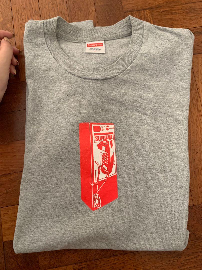 Supreme phone tee outlet
