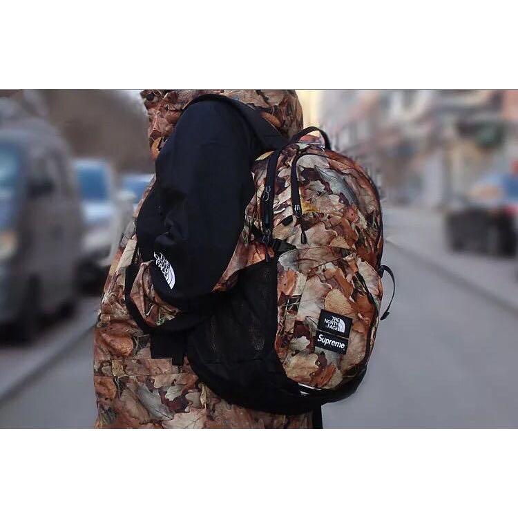 SUPREME x THE NORTH FACE 16FW Pocono Backpack 落葉 後背包