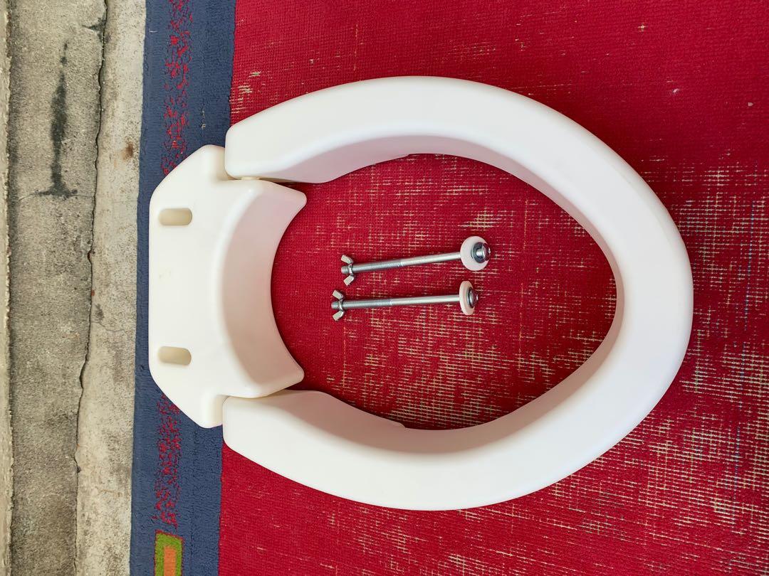 Toilet Seat Riser for Elderly/Disabled Persons, Health & Nutrition