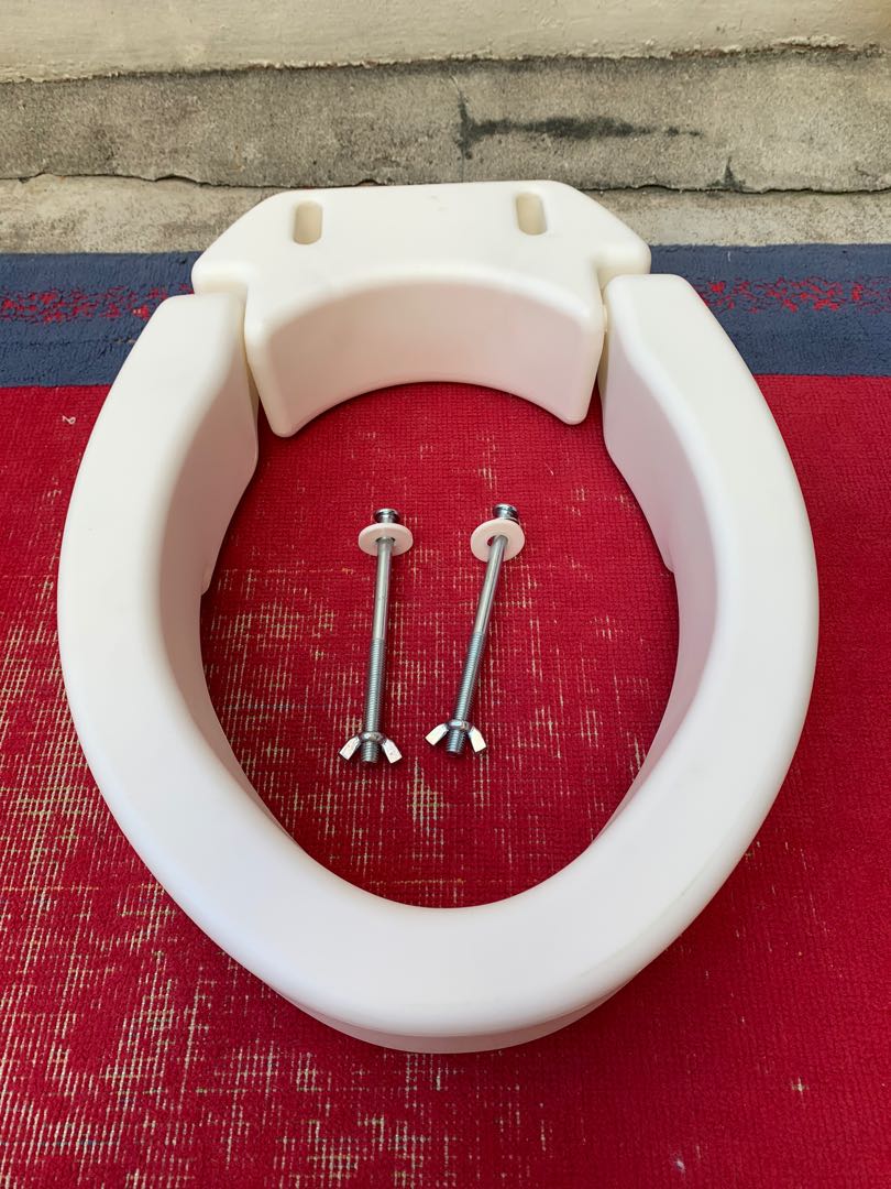 Toilet Seat Riser for Elderly/Disabled Persons, Health & Nutrition