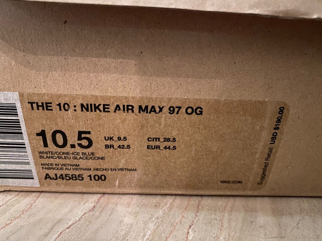 Air max 97 outlet og white/cone-ice blue