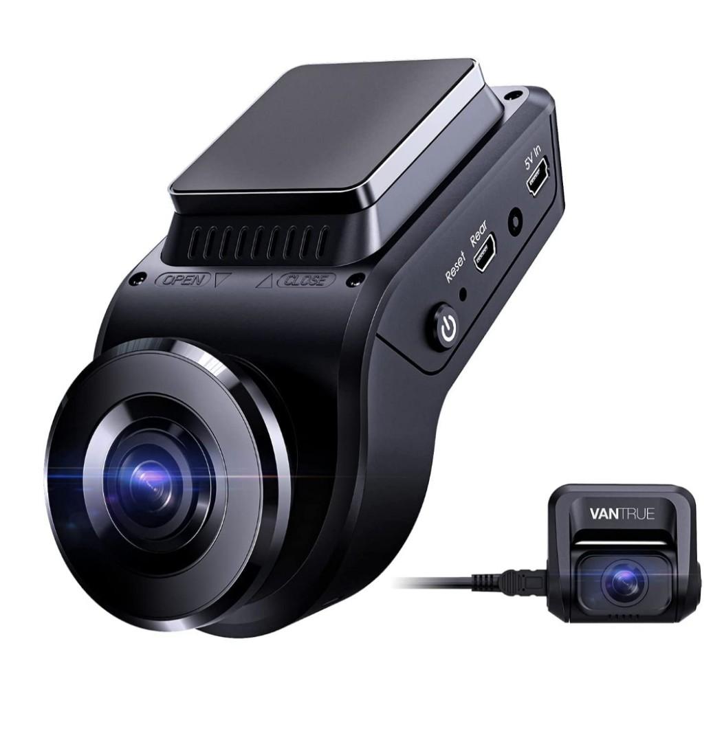 Vantrue N2 Pro Dual Dash Cam Dual 1920 x 1080P Front and Rear (2.5K Single  Front Recording) 1.5 310 Degree Dashboard Camera w/ Infrared Night Vision