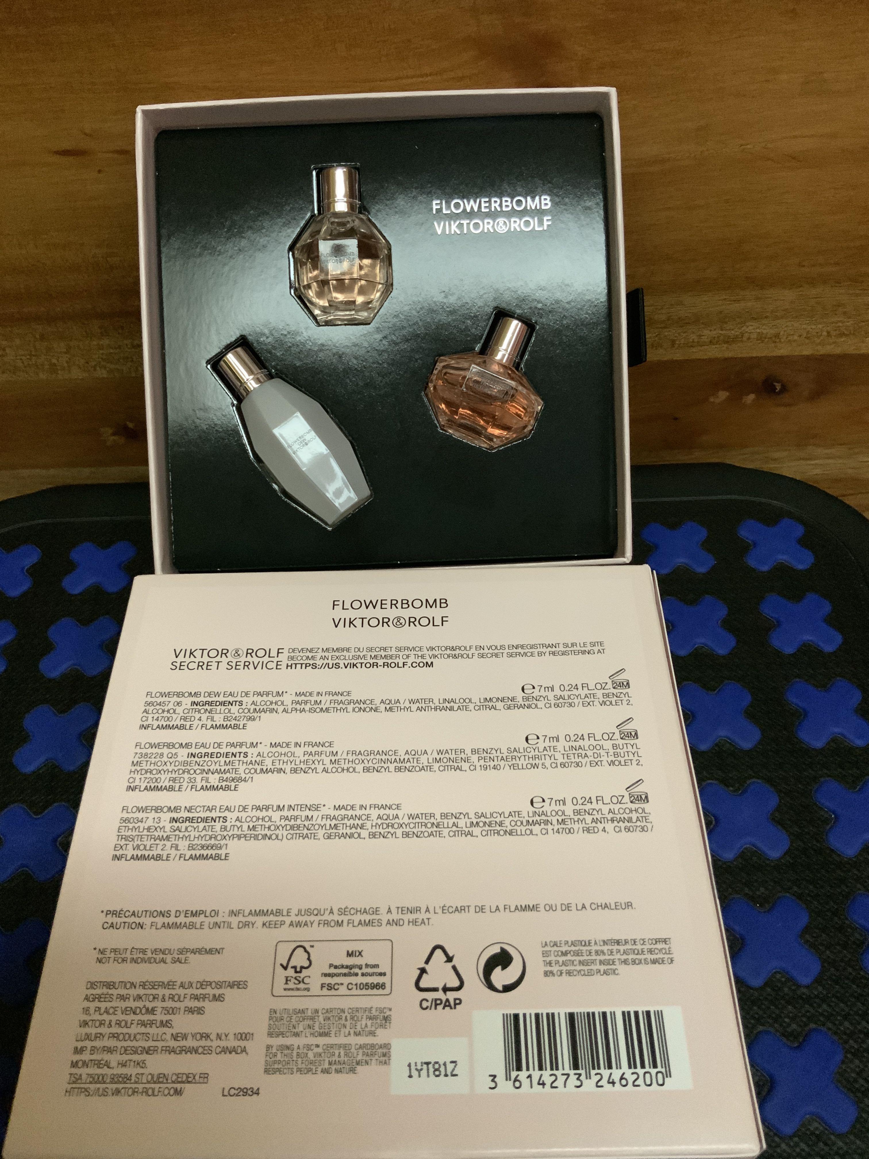 Viktor Rolf Flowerbomb Mini Trio Edp Beauty Personal Care Fragrance Deodorants On Carousell Viktor Rolf Flowerbomb Mini Trio Edp Beauty Personal Care Fragrance Deodorants On Carousell
