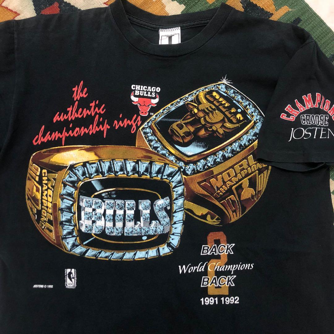 vintage Chicago Bulls championship tee, Men's Fashion, Tops & Sets, Tshirts  & Polo Shirts on Carousell