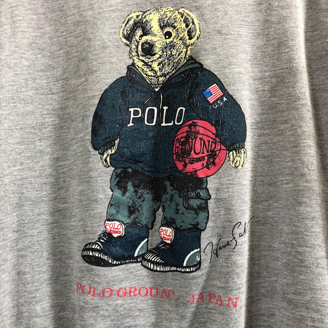 Vintage polo bear sweatshirt sale