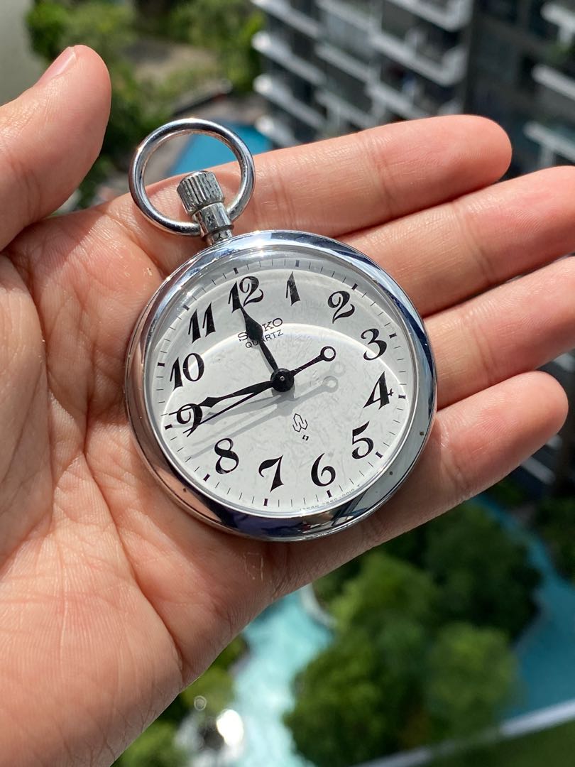 vintage seiko pocket watch