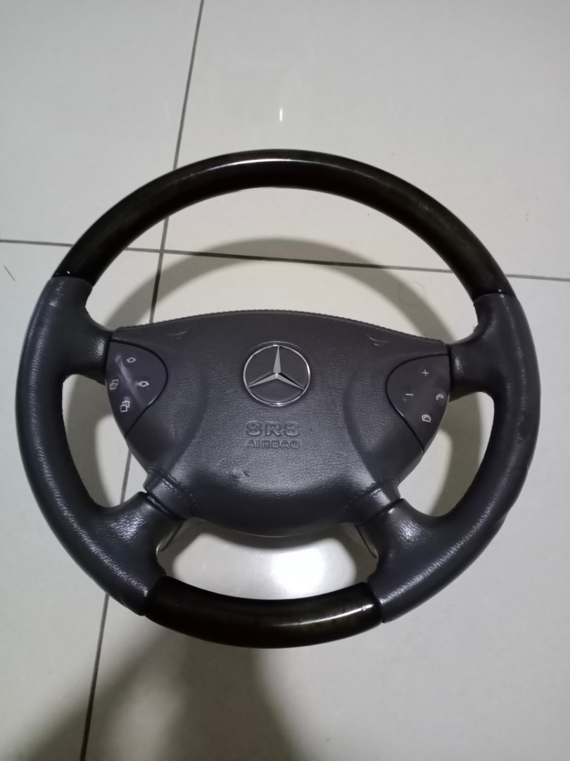 W211 steering wheel, Auto Accessories on Carousell