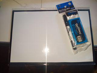 White board with easer & pen