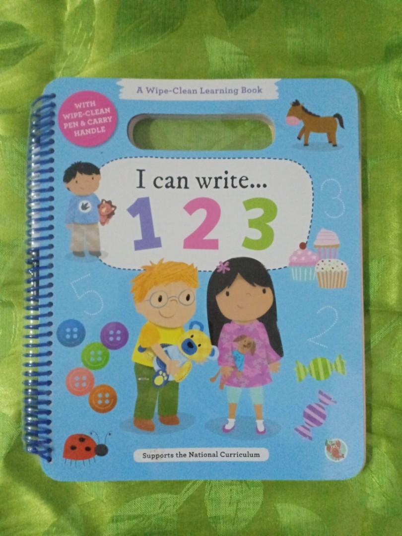 Wipe Clean Learning Book Set ABC and 123, Hobbies & Toys, Books