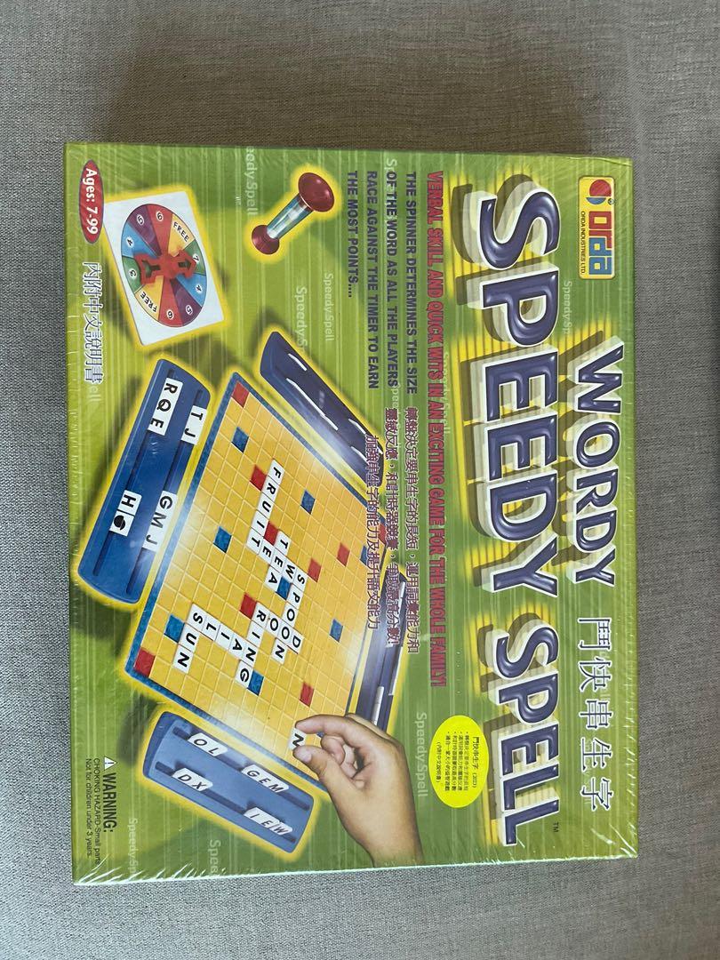 Wordy Speedy Spell Board Game 興趣及遊戲 玩具 遊戲類 Carousell