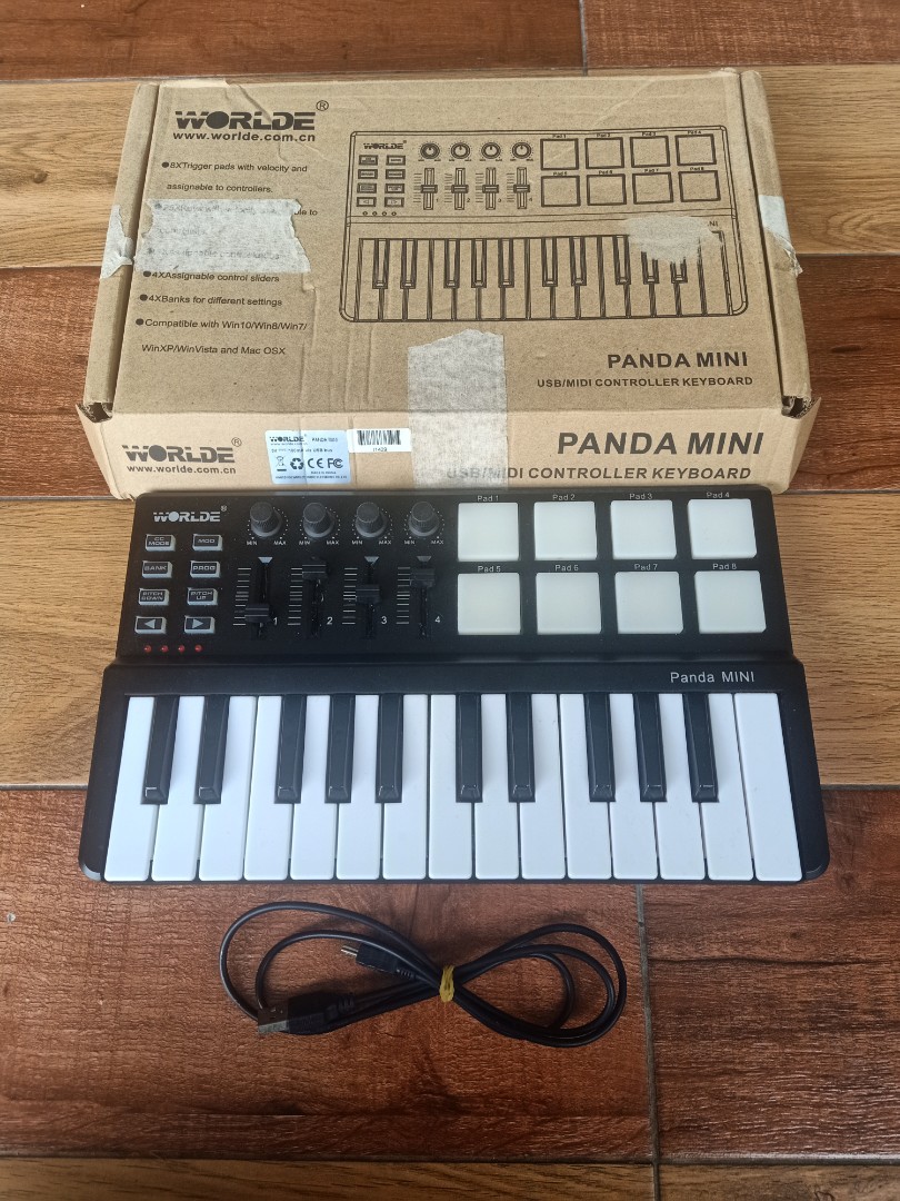 Worlde mini store midi controller