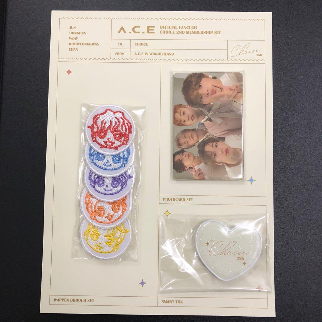 WTS A.C.E CHOICE 2ND OFFICIAL FANCLUB MEMBERSHIP KIT JUNHEE