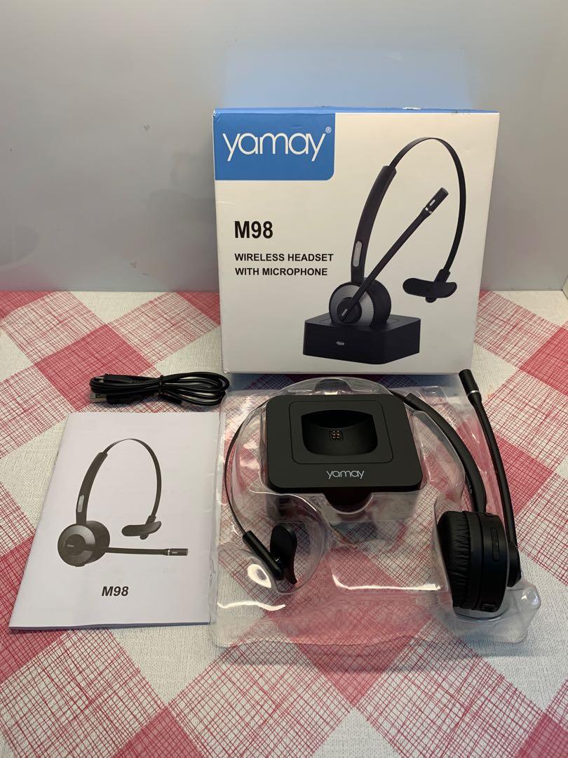 Yamay Wireless Bluetooth headset headphone with microphone, Audio