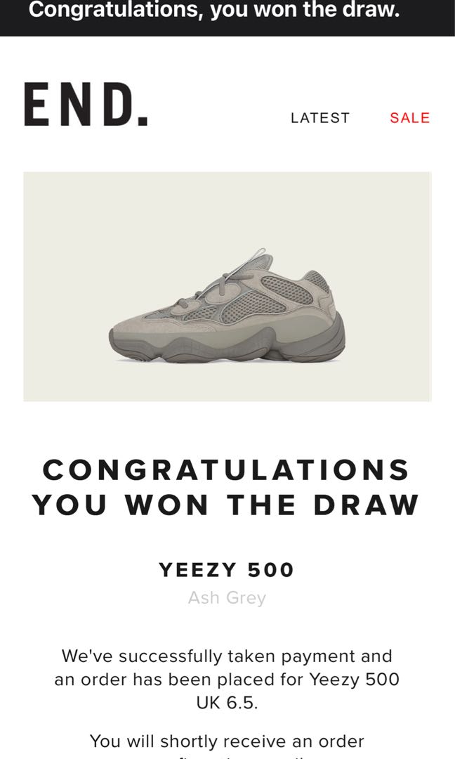 Yeezy 2025 500 draw