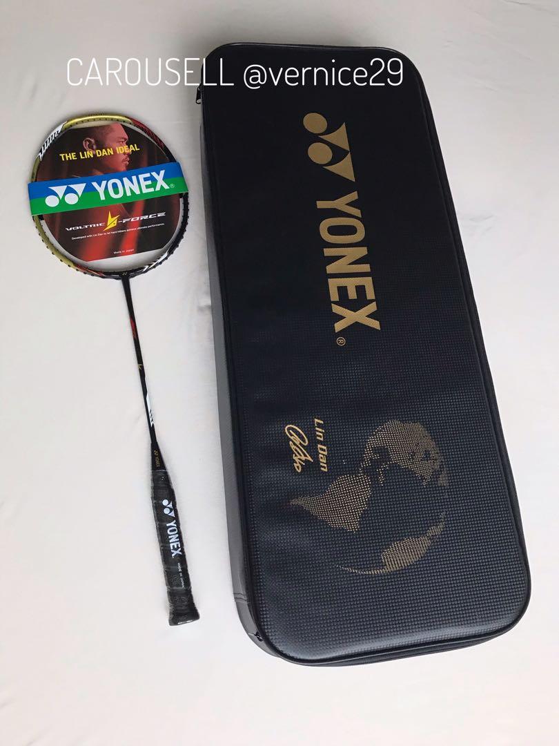 Yonex Voltric LD Force Premium Gold Rio Limited Edition Badminton Racket, Sports Equipment, Sports & Games, Racket & Ball Sports on Carousell Yonex Voltric LD Force Premium Gold Rio Limited Edition Badminton Racket, Sports Equipment, Sports & Games, Racket & Ball Sports on Carousell