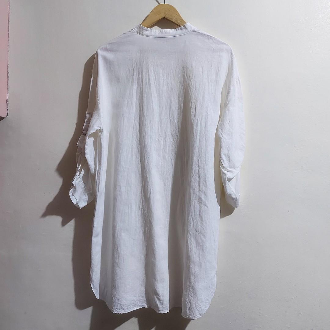 Zara Linen Shirt Dress, Women's Fashion, Dresses & Sets, Dresses on  Carousell