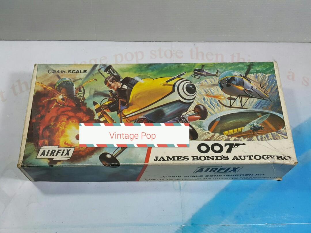 007 James Bond 1967 Autogyro Model Kit (Category: Vehicle & Diecast Models) located in Paranaque City. Submitted by vintagepopsicle (Listing ID 1129981962, Image 1). Description: Vintage 007 James Bond 1967 Autogyro Model Kit in Original Box and Unused/Unassembled. Looks like everything is there as per references online. Please examine all photos as they are part of the description. Super Collectible Item from the 60s. Sold AS-IS. MOP Gcash then 