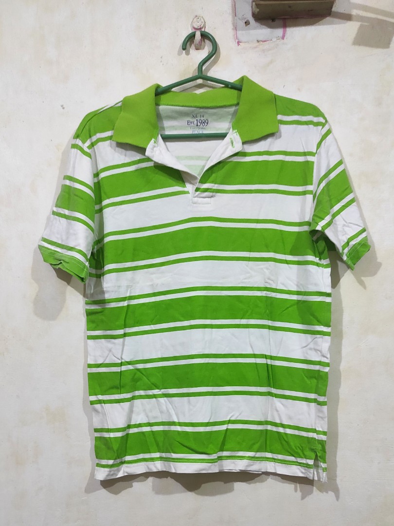 green striped polo