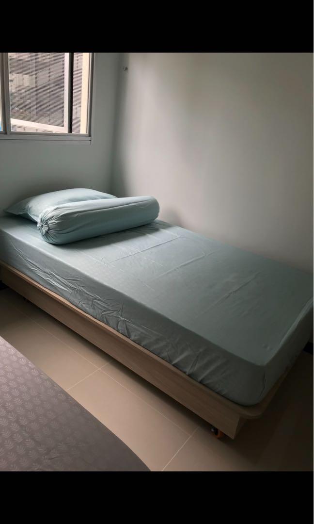 Ing 2 Super Single Customised Bed Frames Each Furniture Home Living Mattresses On Carou Super Single Customised Bed Frames, Super King Size Bed Used