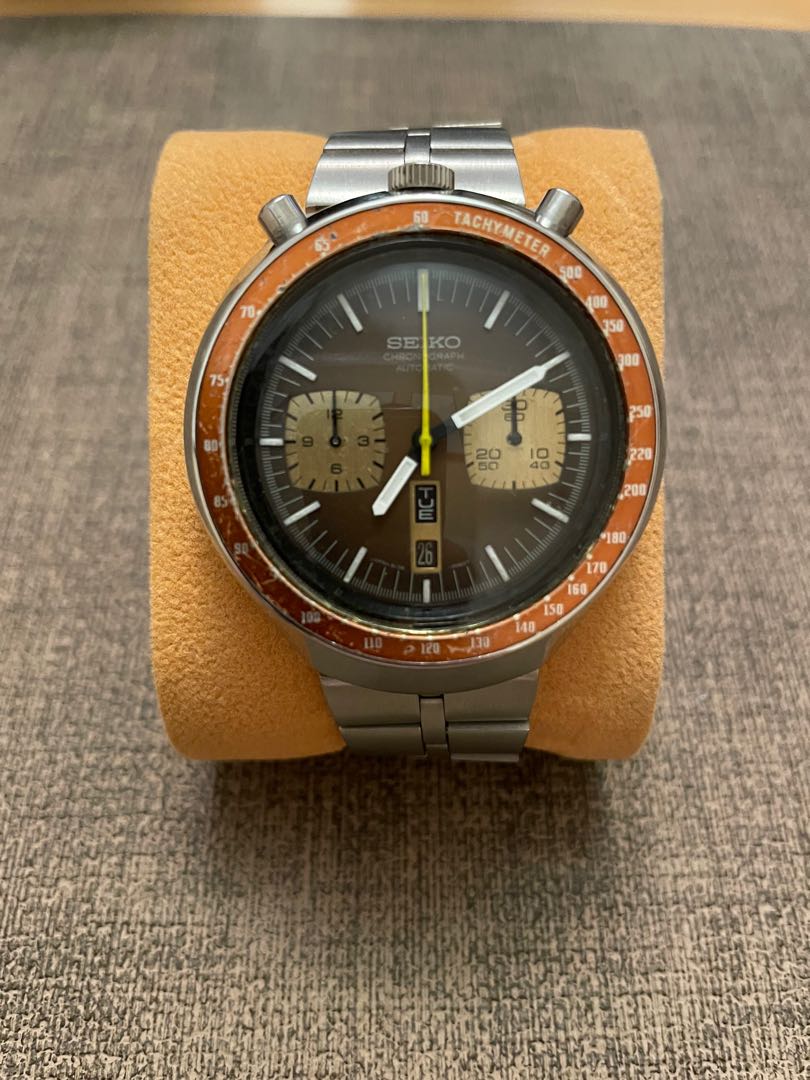 罕有全原裝中古Vintage精工錶Seiko 6138-0040 bullhead watch, 男