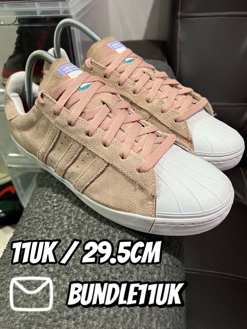 Adidas Superstar Vulc Adv Pale Pink 11UK Men s Fashion Footwear
