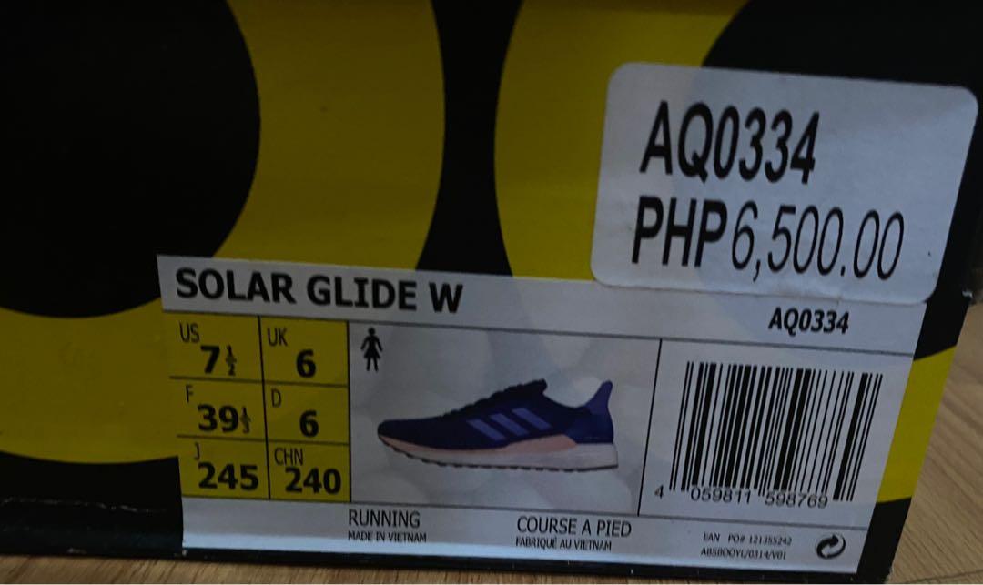 Adidas Women Solar Glide Training Shoes Running Navy Athletic