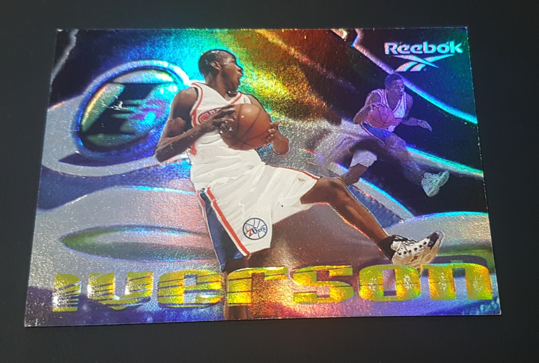 Allen Iverson Reebok Card Hobbies Toys Toys Games on Carousell