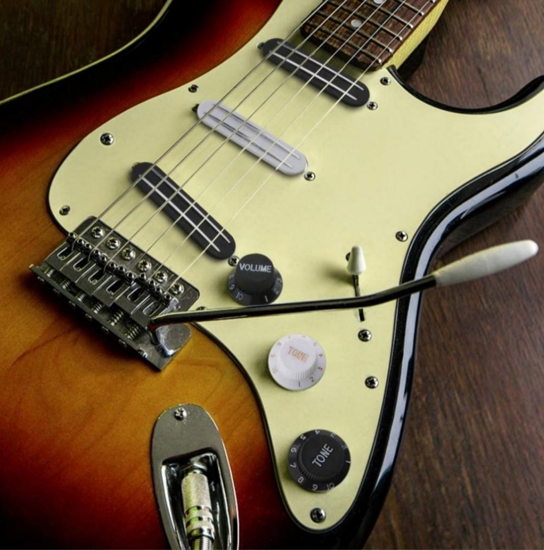 Plaque Pickguard Pour Guitare électrique Ou Basse - 3 Plis Perle Noire Et Jaune - 11.5x17 Pouces - 7
