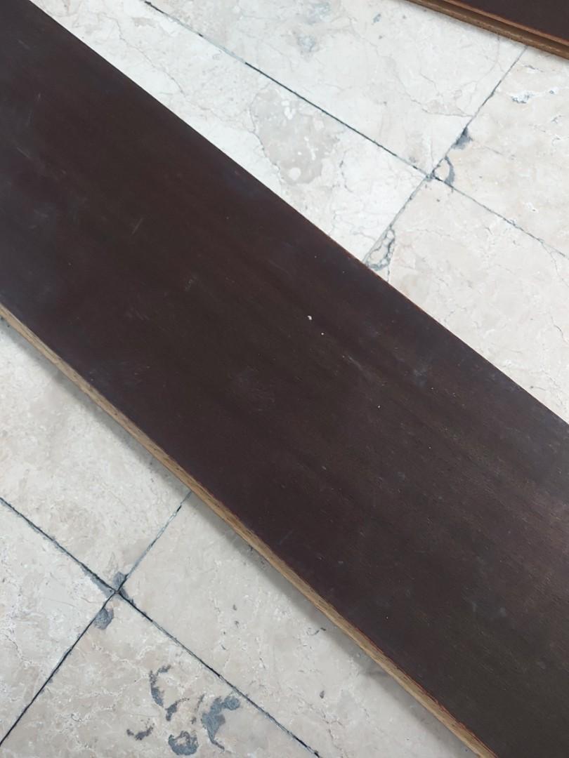 Apo Realwood Engineered Wood Flooring Tile (Category: Carpets, Mats & Flooring) located in Makati City. Submitted by csupply (Listing ID 1129932439, Image 3). Description: Brand: Apo Size: 6" x 48" Color: Wengue Price: 325/piece Stock: 363 pieces = est. 65 square meter Item Location: Makati City Shipping: Tru Grab or Lalamove or delivery depending on your location Deposit to: BDO or BPI Coins.ph GCash.