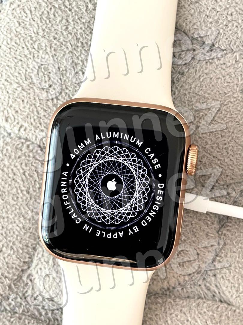 Gold aluminum apple outlet watch with stone band