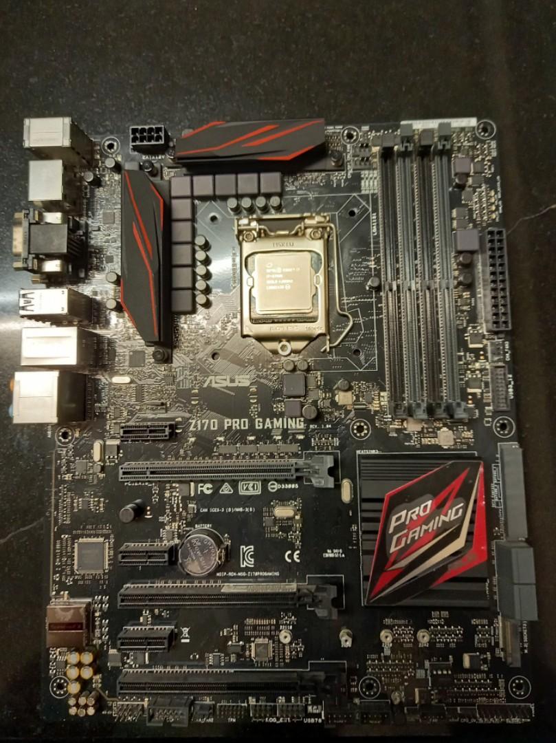 ASUS Z170 Pro Gaming+i7 6700k, 電腦＆科技, 桌上電腦- Carousell