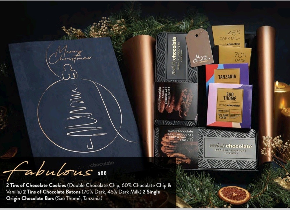 Awfully Chocolate Christmas Gift Set, Food & Drinks, Gift Baskets