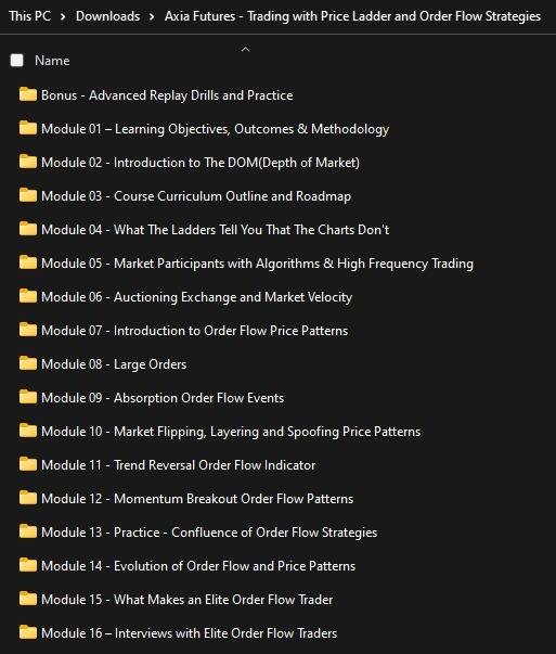 Axia Futures - Trading with Price Ladder and Order Flow Strategies ...