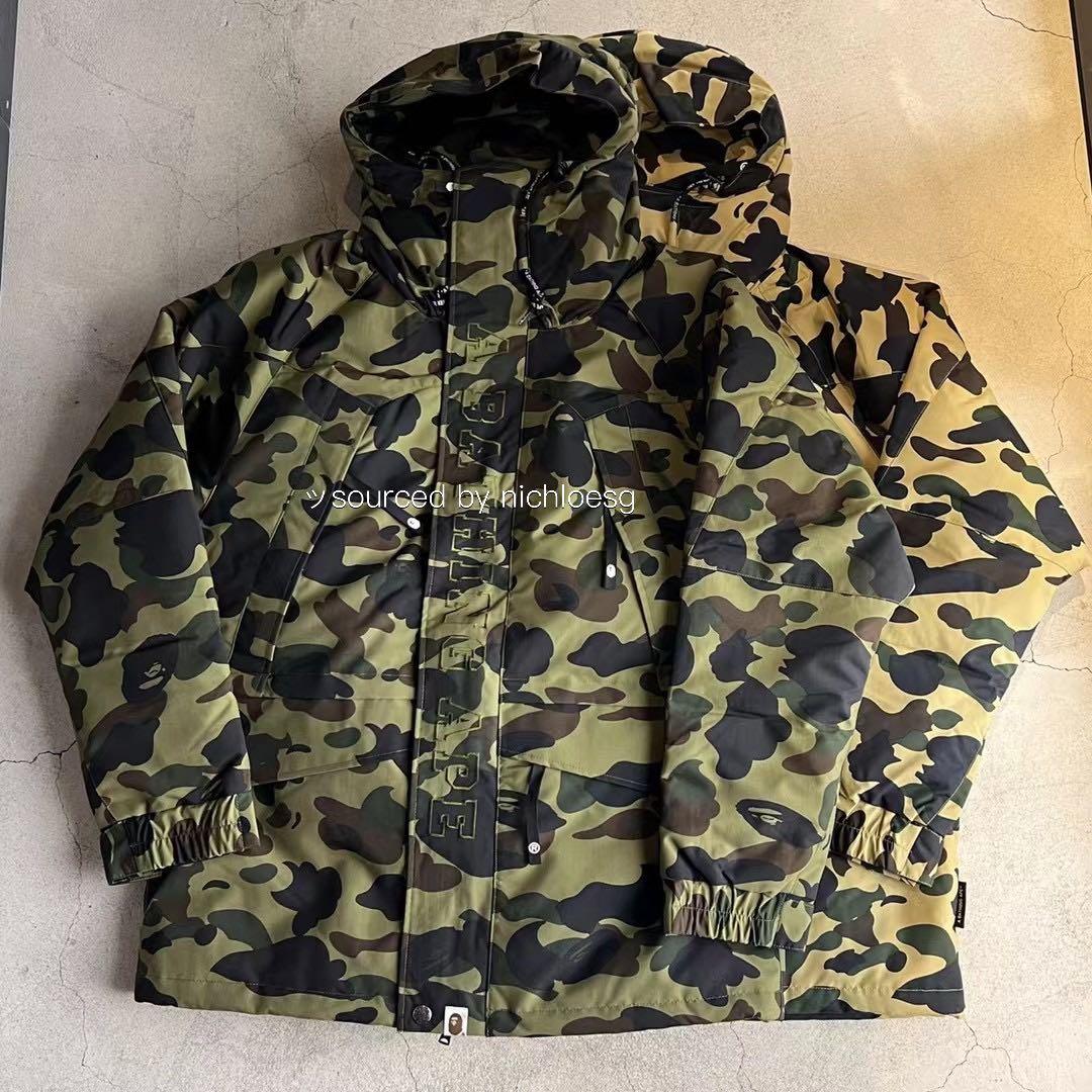bape snowboard down jacket