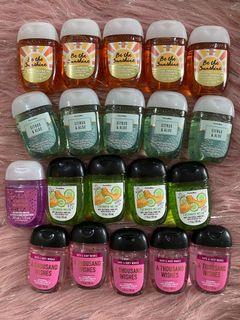 Bath and body sanitizers