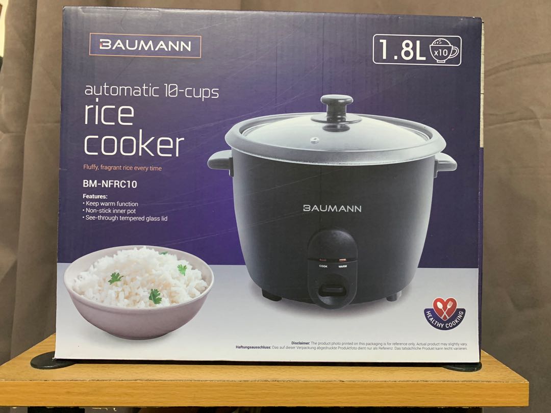 Baumann 10cups Rice Cooker, TV & Home Appliances, Kitchen Appliances