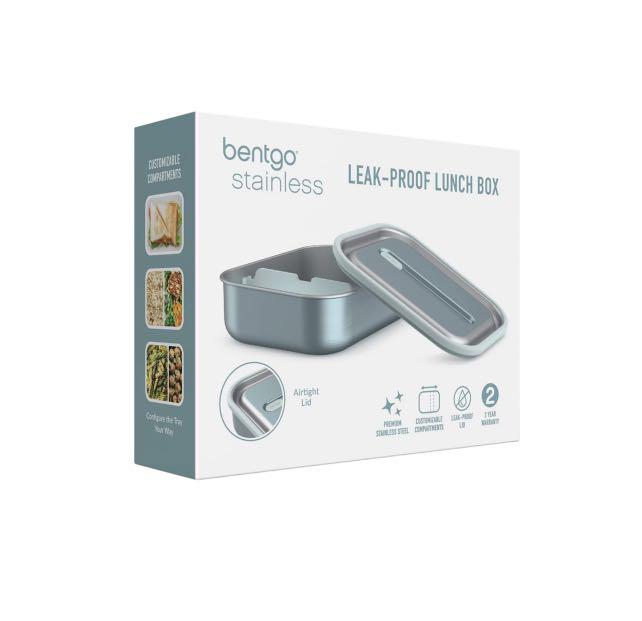 BENTGO Stainless - Leak-Proof Bento-Style Lunch Box with Removable Divider (Category: Food Organization & Storage) located in Pasig City. Submitted by batgirl888 (Listing ID 1129972170, Image 1). Description: Bentgo Stainless - Leak-Proof Bento-Style Lunch Box with Removable Divider - Sustainable 4.2 Cup Capacity, Odor and Stain Resistant for On-the-Go Balanced Eating for Adults & Kids Available in Rose Gold, Aqua .