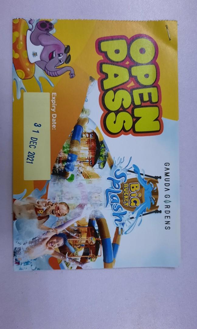 Big bucket splash gamuda gardens 4pcs, Tickets & Vouchers, Local