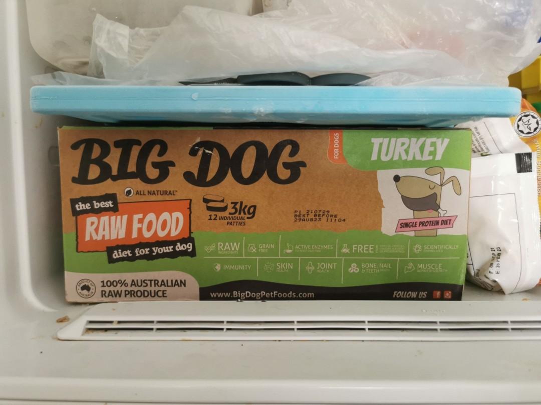 BIG DOG RAW FOOD BARF turkey, Pet Supplies, Pet Food on Carousell